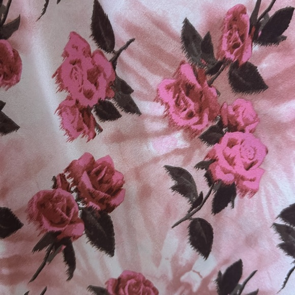 VICI Samar Satin Embossed Roses Cowl Neck Mini S NWOT - Picture 10 of 13